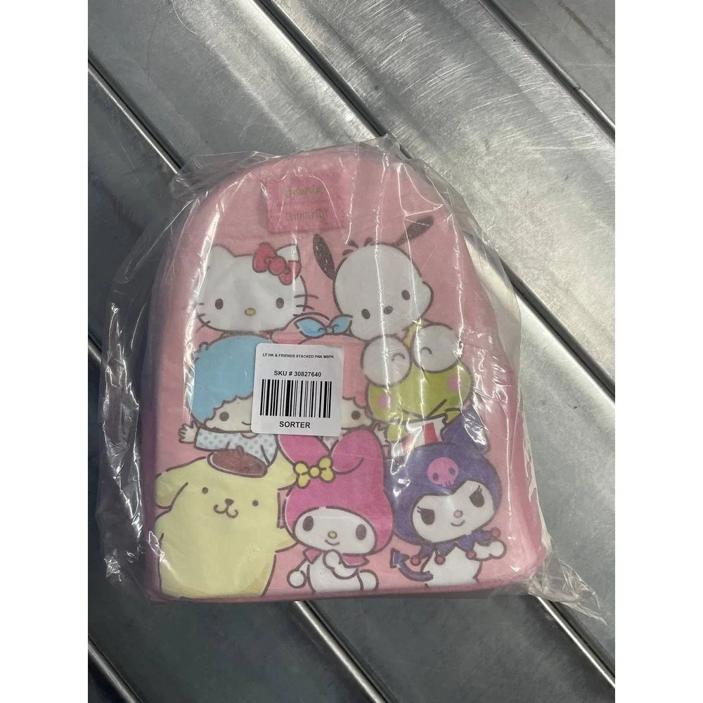 Loungefly Sanrio Hello Kitty & Friends Stacked Cute Mini Backpack -‎ NWT